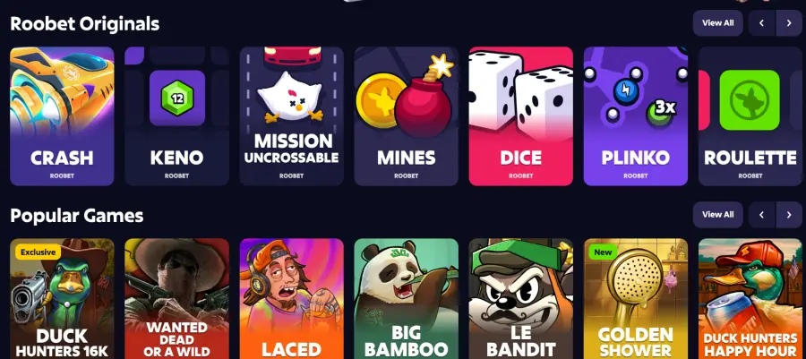 Roo bet casino